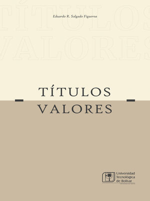 cover image of Títulos Valores